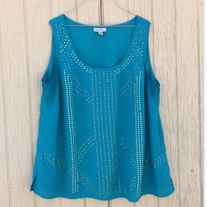 DressBarn Turquoise blouse